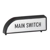 Маркировка "Main Switch" для выкл.разъед.