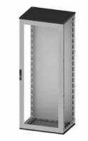 Сборный шкаф CQE, застеклённая дверь и задняя панель, 1600x1000x500 мм
