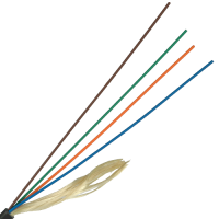 Волоконно-оптический кабель универсальный, 2 волокна Distribution, нг(А)-HF, OS2 Ultra, черный