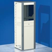 Сборный напольный шкаф CQCE для установки ПК, 1600x600x600 мм
