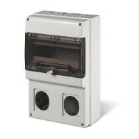 Корпус на 12 модулей и 2 поста с основанием 70х87 мм тип M400 Корпус на 12 модулей и 2 поста с основанием 70х87 мм тип M400