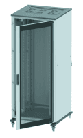 Напольный шкаф 38U Ш800хГ1000 передняя дверь стекло,задняя глухая дверь, крыша укомплектована вводом и заглушками