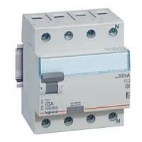 УЗО четырехполюсное TX3 4П 25A 30MA -AC