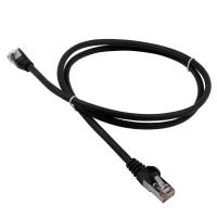 Патч-корд LANMASTER LSZH FTP кат.5e, 7.0 м, черный