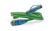 Патч-корд U/UTP, Cat.6, LSZH, 0.3 м, зеленый Hyperline