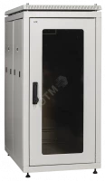 ITK Шкаф сетевой 19" LINEA N 47U 600х1000 мм стеклянная передняя дверь серый