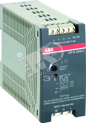 Блок питания CP-E 24/20,0 вход 90-264В AC / 120-370В DC, выход 24В DC /20A
