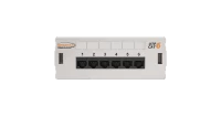 Коммутационная панель NIKOMAX настенная, 6 портов, Кат.6 (Класс E), 250МГц, RJ45/8P8C, 110, T568A/B, неэкранированная, светло-серая - гарантия: 5 лет расширенная / 25 лет системная