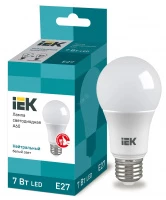 Лампа светодиодная ECO A60 шар 7Вт 230В 4000К E27 IEK