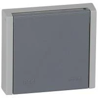 PlexoРозетка IP44 3К+Н+З 20А
