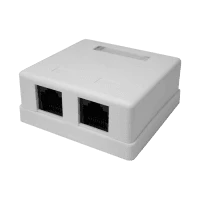 Компьютерная розетка 8P8C (RJ-45), UTP, Cat.5e, 2 порта