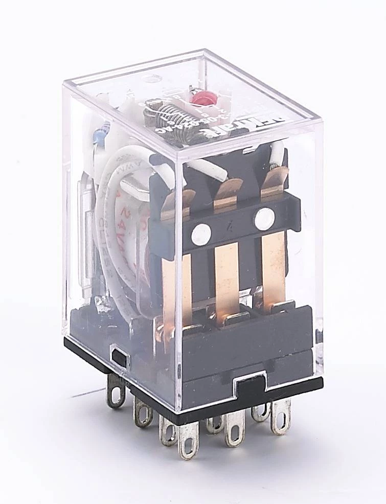 Промежуточное реле 3 контакта с индикацией LED 5А 12В AC ПР-1