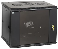 ITK Шкаф LINEA W 12U 600x450 мм дверь стекло, RAL9005