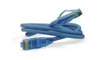 Патч-корд U/UTP, Cat.6, LSZH, 10 м, синий Hyperline