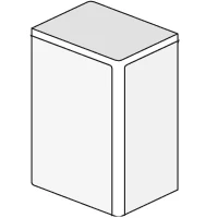 LM 22x10 Заглушка белая (розница 4 шт в пакете, 20 пакетов в коробке)