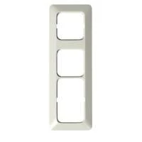 Рамка 3-постовая, 1 пост 2Schuko + 2 поста Schuko, серия Jussi, белый ABB