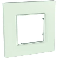 РАМКА UNICA QUADRO 1 МЕСТО МАТОВ СТЕКЛО