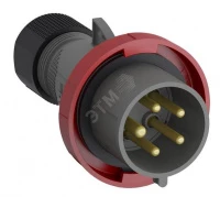 Вилка кабельная Easy&Safe 416EP3W, 16А, 3P+N+E, IP67, 3ч