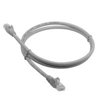 Патч-корд LANMASTER LSZH UTP кат.6, 7.0 м, серый