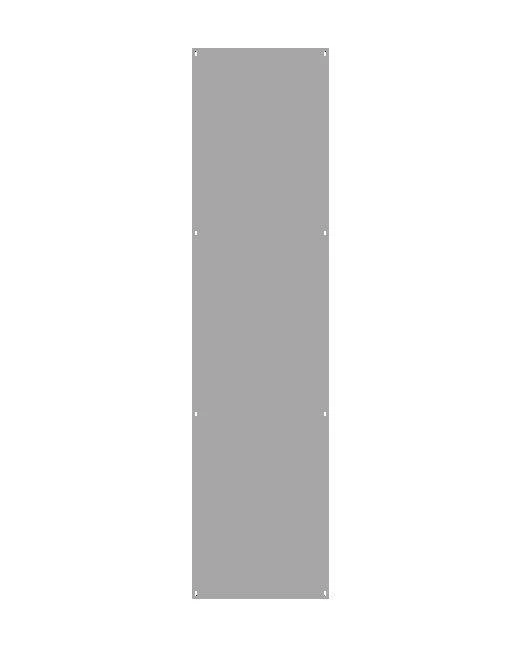 Панель монт.(1600х510х2,5)к ВРУ Unit(1800х600хГ)EKF PROxima