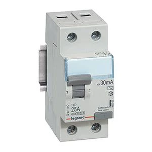 Двухполюсное устройство защитного отключения TX3 2п 25a 300ma -AC