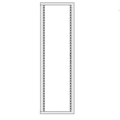 Задняя рама 46U для 19" оборудования в шкафы  2200 x 600мм