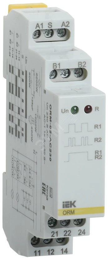 Импульсное реле ORM. 2 контакта 230 В AC IEK