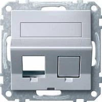 Наклонная плата для Keystone RJ45 алюм