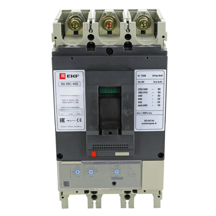 Выключатель автоматический ВА-99C (Compact NS) 400/315А 3P 45кА EKF PROxima mccb99C-400-315 mccb99C-400-315