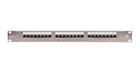 Коммутационная панель NIKOMAX 19", 1U, 24 порта, Кат.6 (Класс E), 250МГц, RJ45/8P8C, 110/KRONE, T568A/B, полный экран, с органайзером, металлик - гарантия: 5 лет расширенная / 25 лет системная