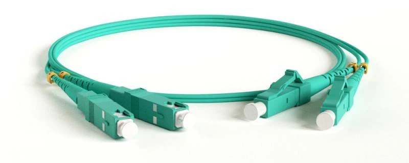 Патч-корд волоконно-оптический (шнур) MM 50/125(OM3), LC-SC, duplex, 10G, LSZH, 3 м Hyperline