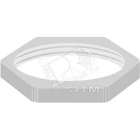 Гайка пластиковая стопорная EMUG20 для M20