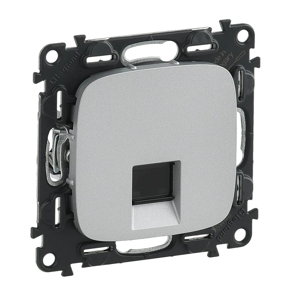 Компьютерная розетка VLN-a RJ45 Cat5e UTP алюминий