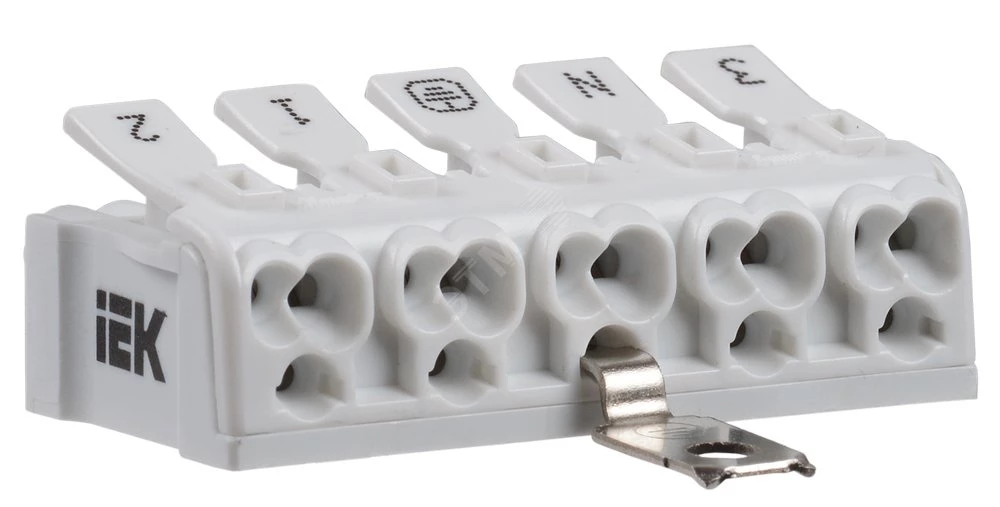 Клемма пружинная соединительная КСПз5-3L+N+PE IEK