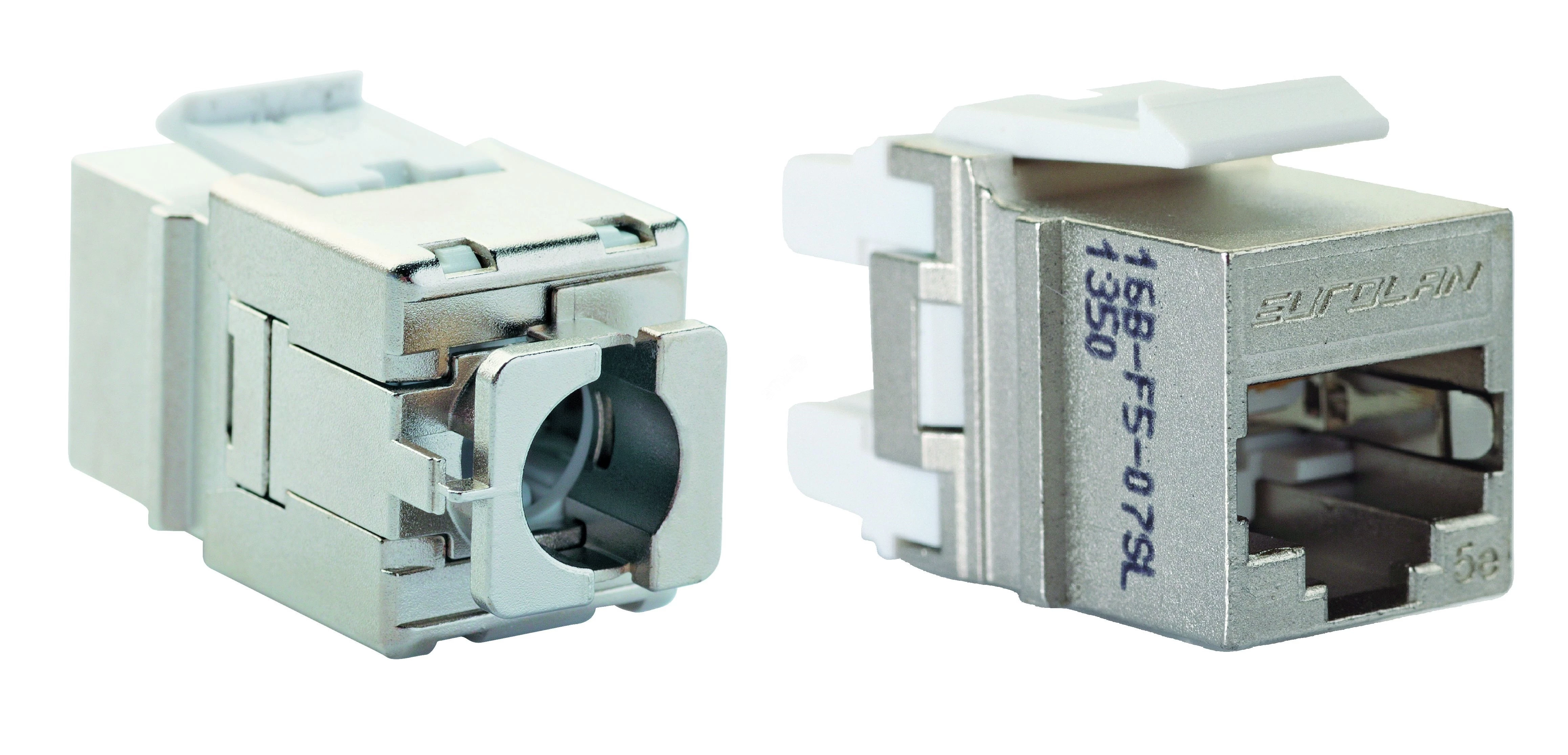 Mодуль Keystone категории 5e, FTP, 1xRJ45, T568A/B, Silver Line, совместим с Q-Tool
