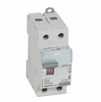 УЗО двухполюсное DX3 2П 63А 300мА-A
