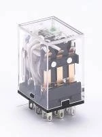 Промежуточное реле 3 контакта с индикацией LED 5А 12В DC ПР-1