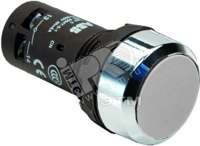 Кнопка CP1-30W-11 белая без фиксации 1НО+1HЗ