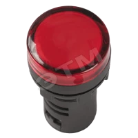 Лампа AD22DS(LED)матрица d22мм красный 24В AC/DC ИЭК