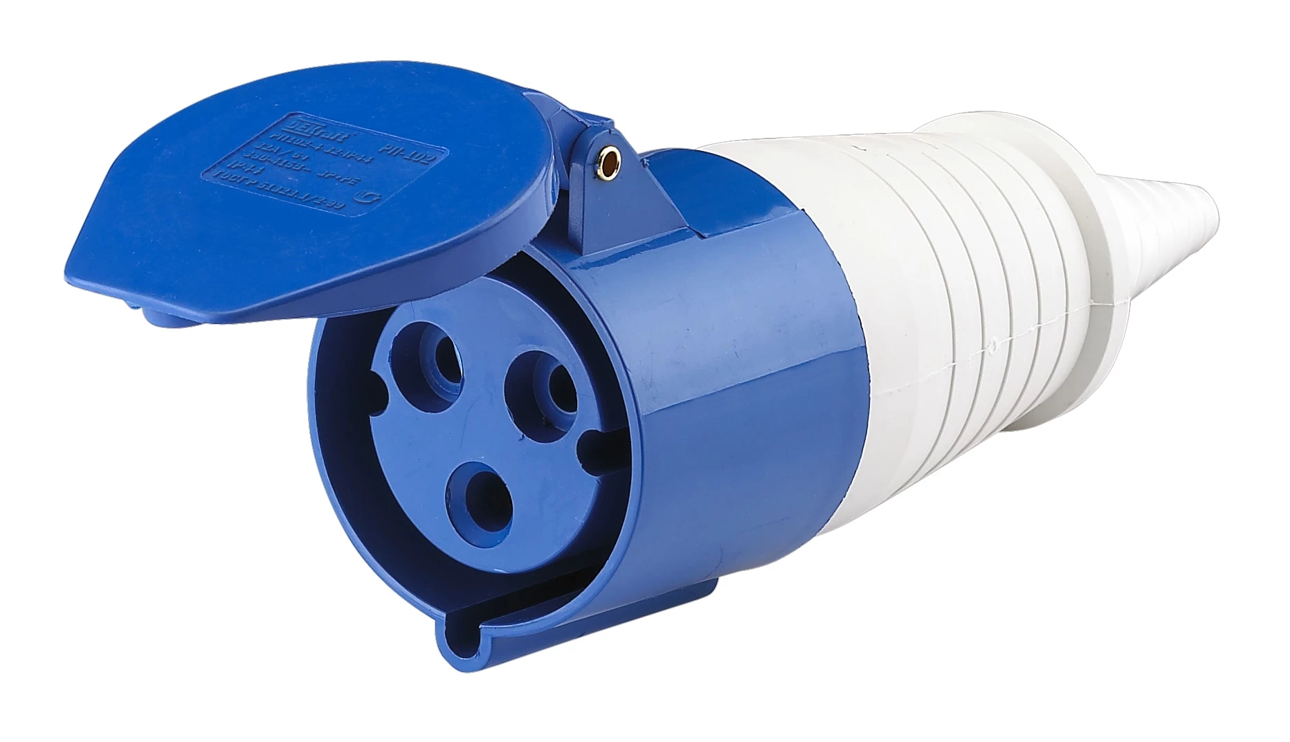 Розетка переносная 213 2Р+РЕ 16А 220В IP44 РП-102 DEKraft