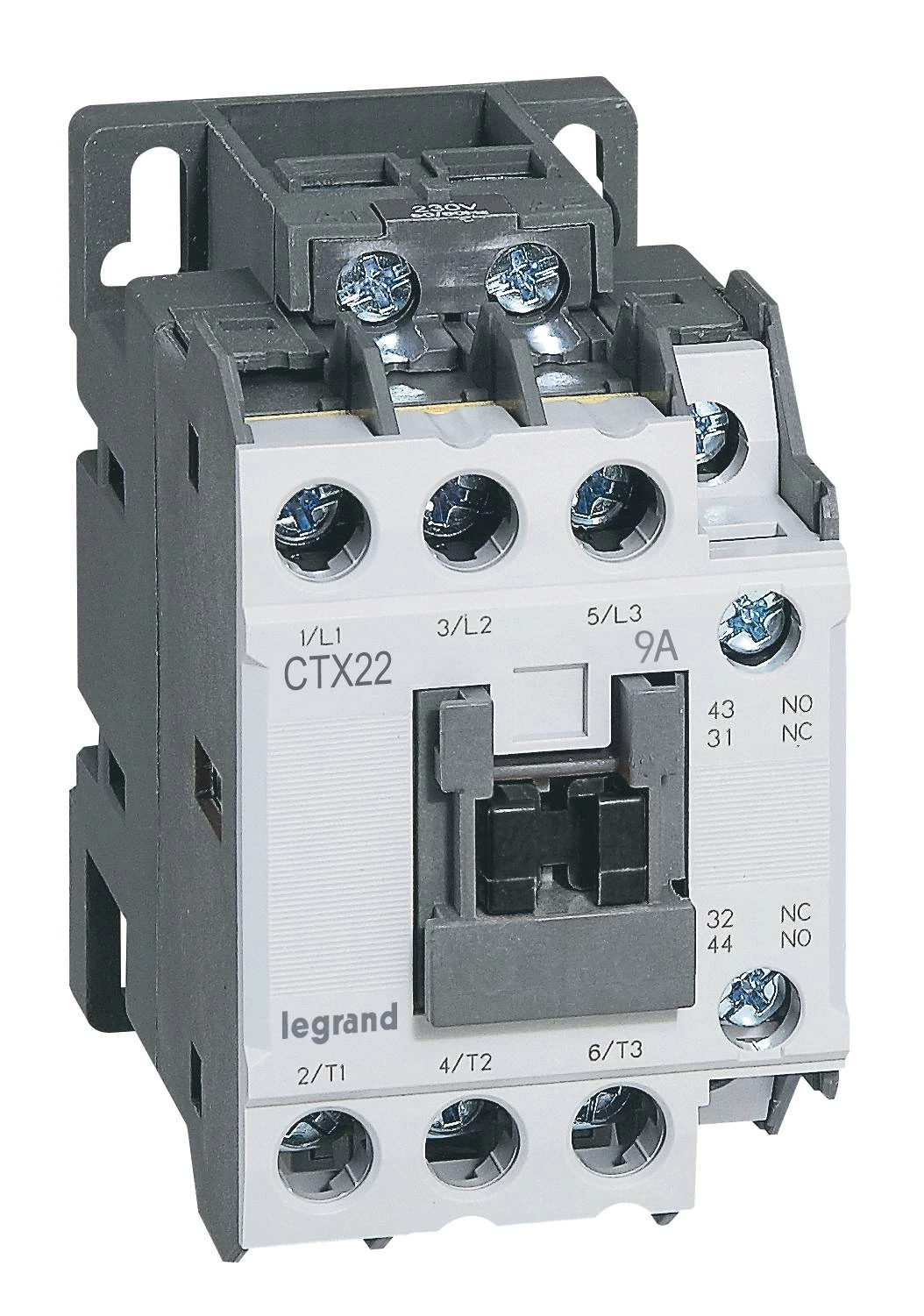 Контактор CTX3 3P 9A 1но1нз ~24V