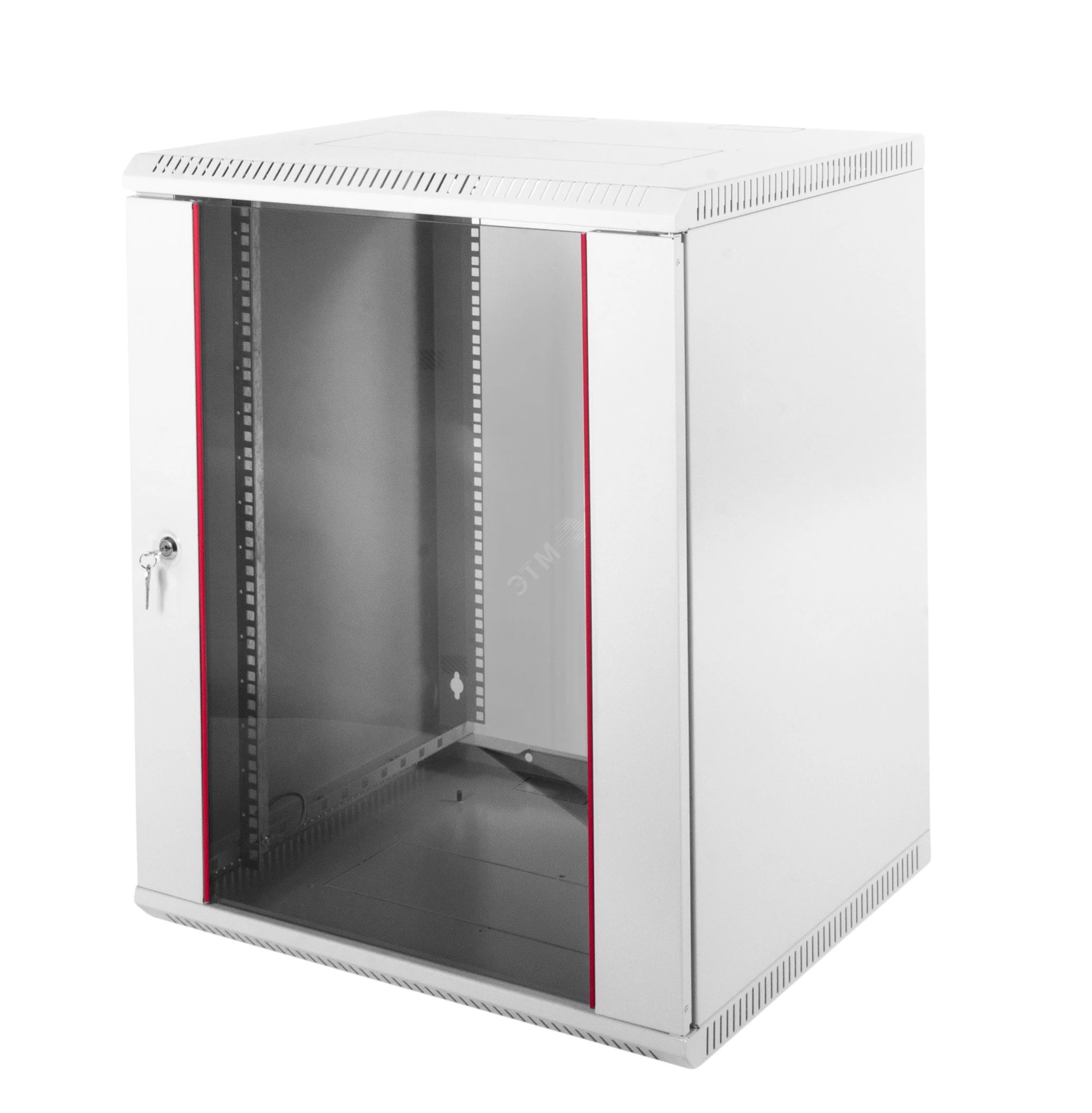 Шкаф телекоммуникационный настенный разборный 12U (600 × 350) дверь стекло