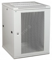 ITK Шкаф LINEA W 9U 600x600 мм дверь перфорированная, RAL7035