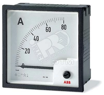 Амперметр пост,тока без шкалы AMT2-A2/96,вкл, через шунт 60 мВ