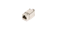 Модуль-вставка NIKOMAX типа Keystone, Кат.5е (Класс D), 100МГц, RJ45/8P8C, FT-TOOL/110/KRONE, T568A/B, полный экран, металлик - гарантия: 5 лет расширенная / 25 лет системная