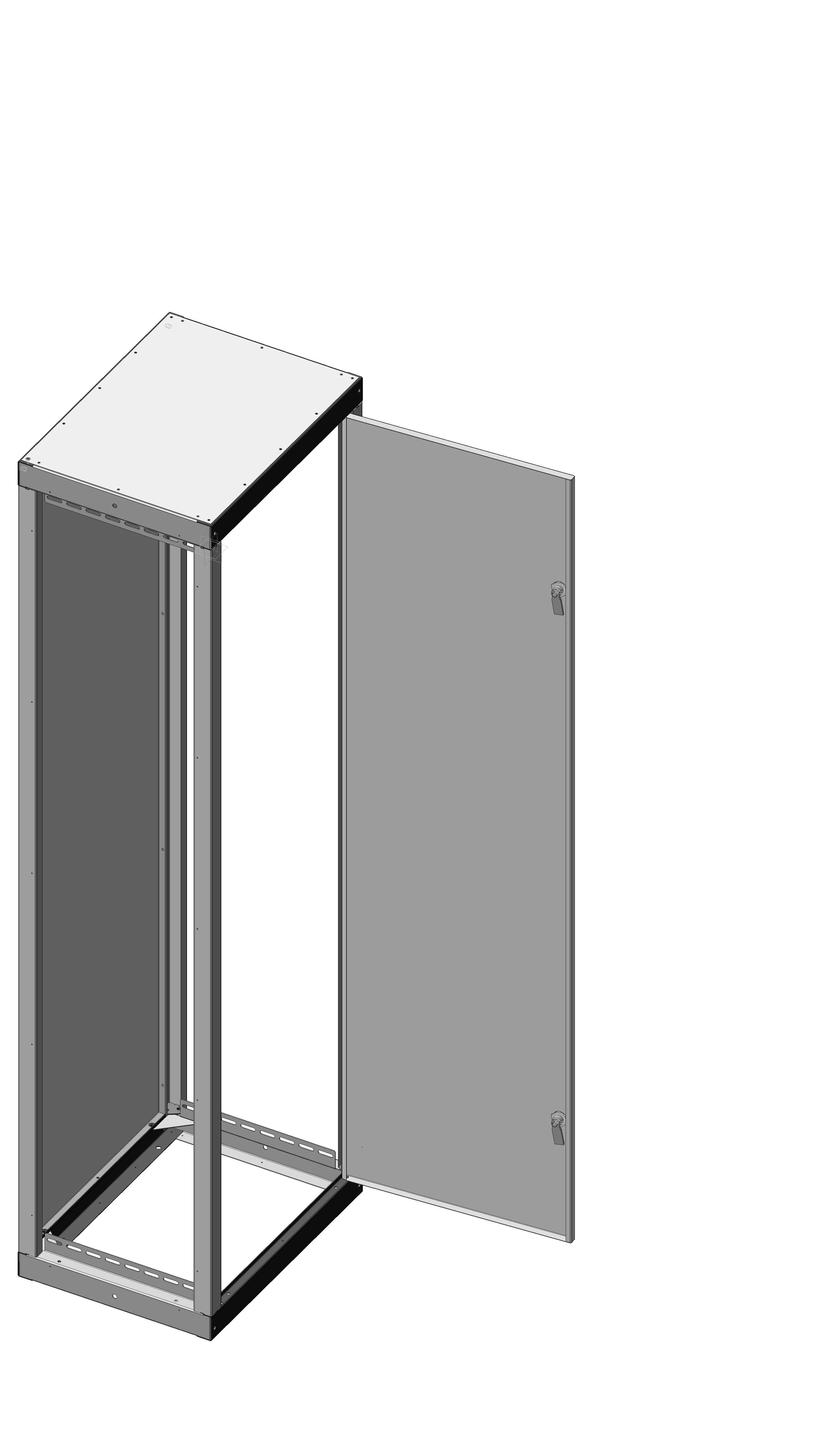Каркас ВРУ-1 Unit S сварной  (2000х600х450) IP31 EKF PROxima