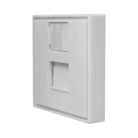Вставка 45x45 для Keystone Jack со шторками для настенной розетки