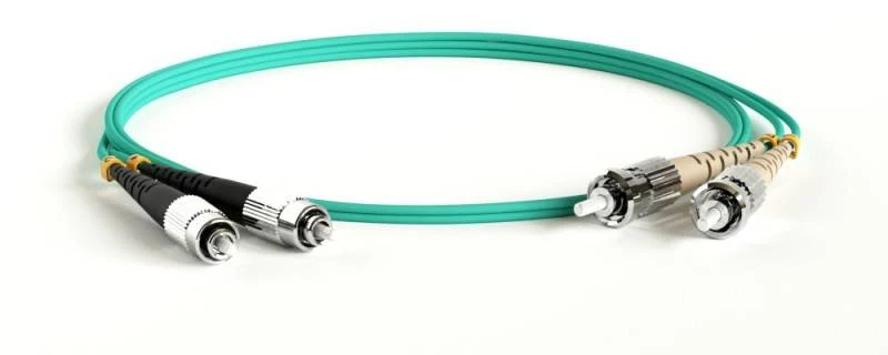 Патч-корд волоконно-оптический (шнур) MM 50/125(OM3), FC-ST, duplex, LSZH, 2 м Hyperline