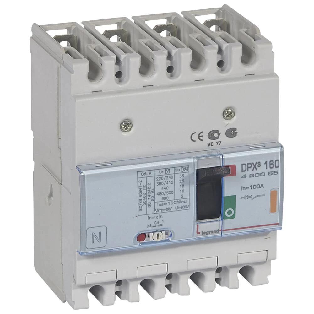 АВТ.ВЫКЛ.DPX³ 160 4P 100А 25kA