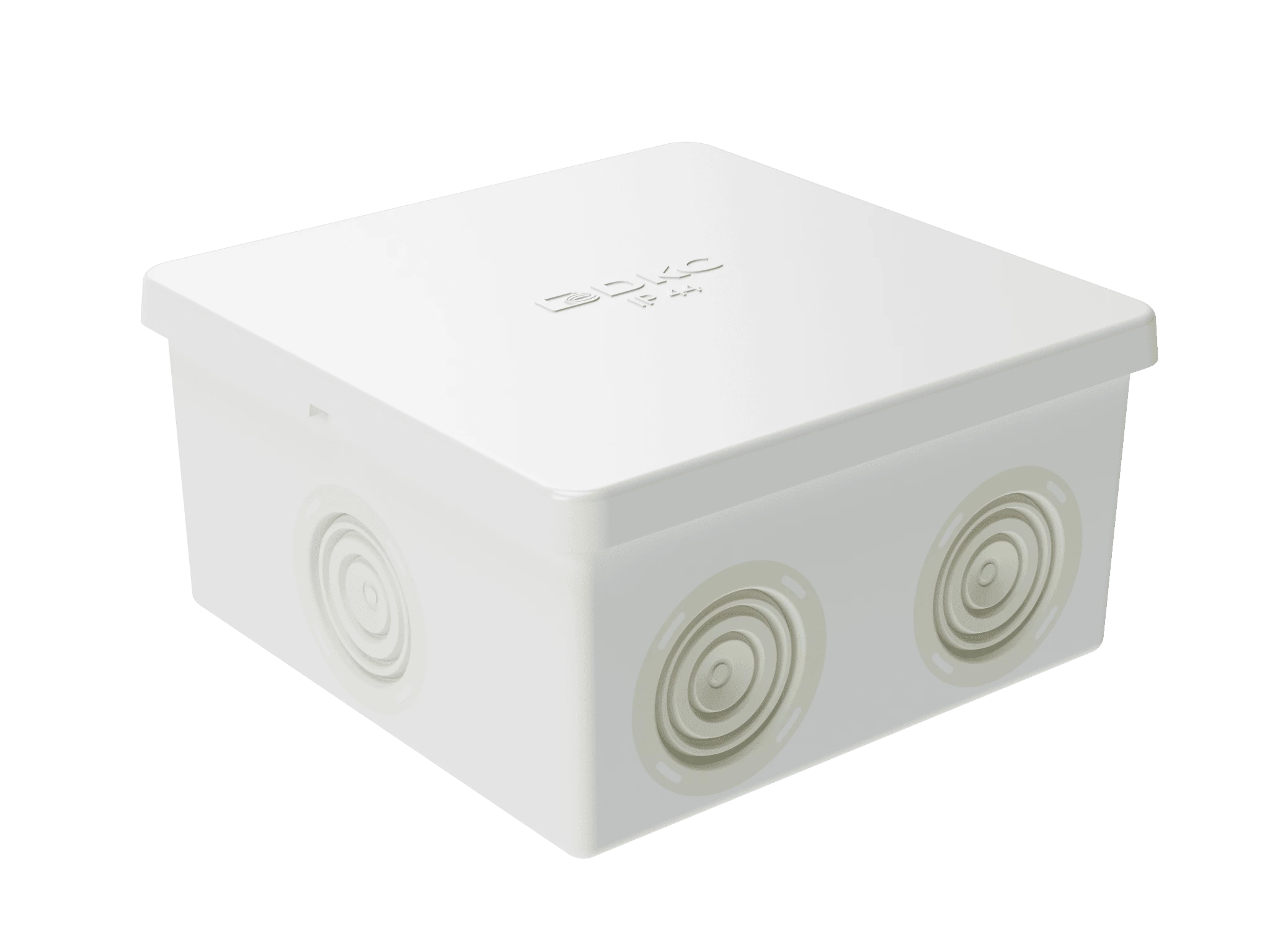Коробка ответвит. с кабельными вводами, IP44, 80х80х40мм